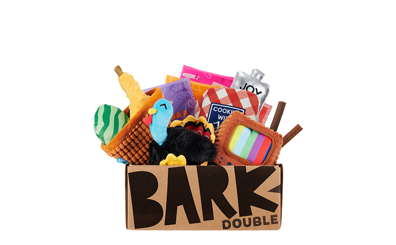 Home Fur Thanksgiving Thanksgiving themed Dog Toys BarkBox